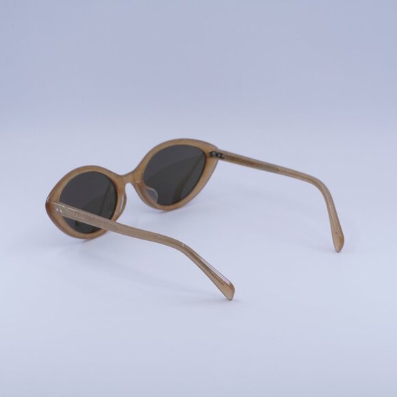 ?️ New Celine CL40264U 59E Sunglasses - Peach Glitter Frame, Brown Lenses main image 5